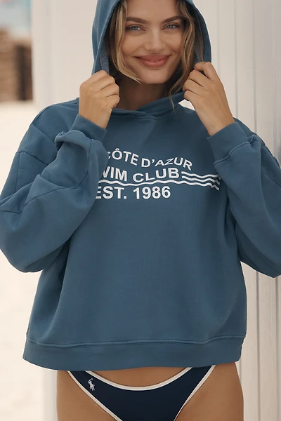 Back When Swim Club Graphic Hoodie