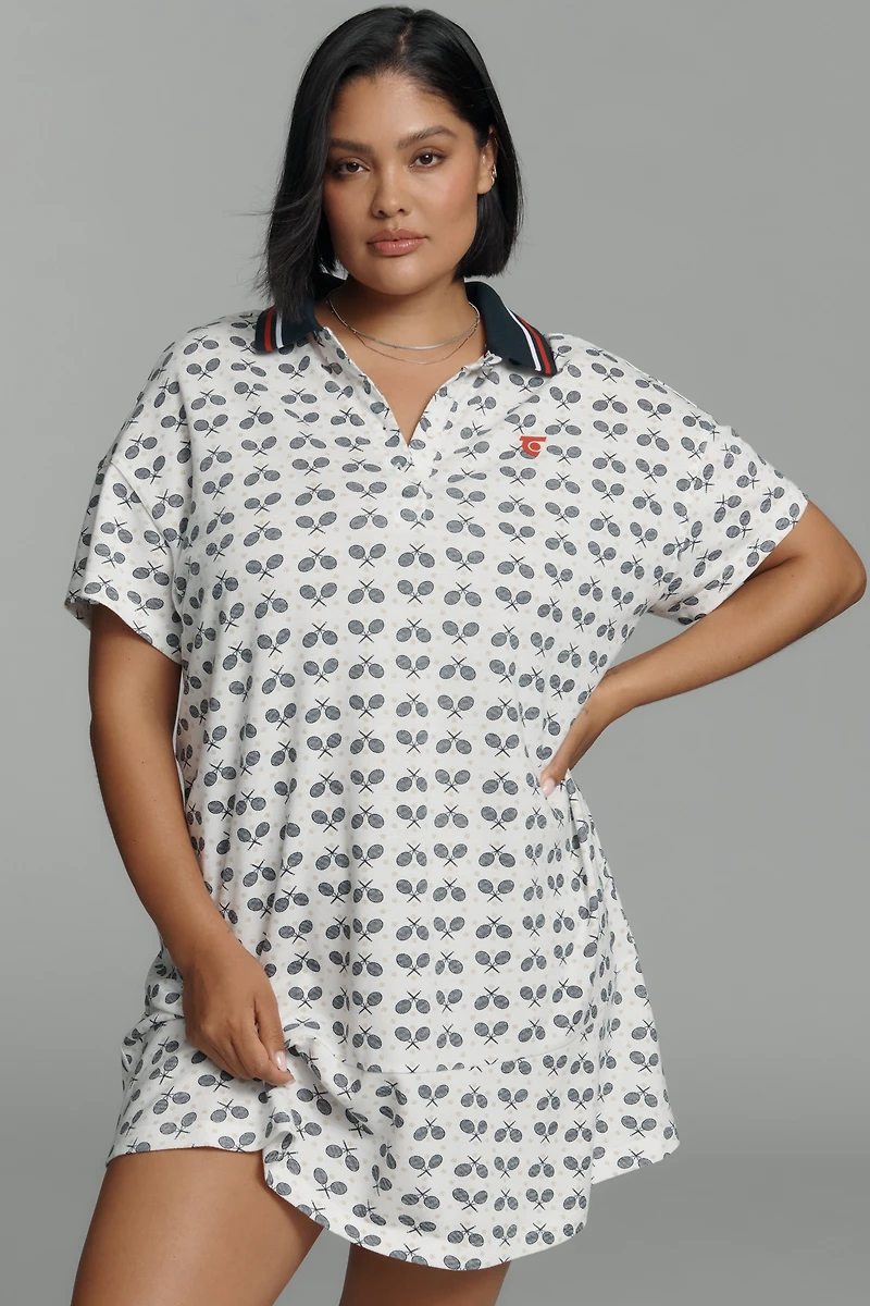 Tretorn x Anthropologie Flare Polo Mini Dress