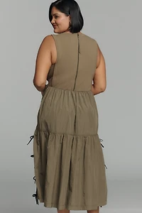 The Bowline Tiered Midi Dress by Daily Practice