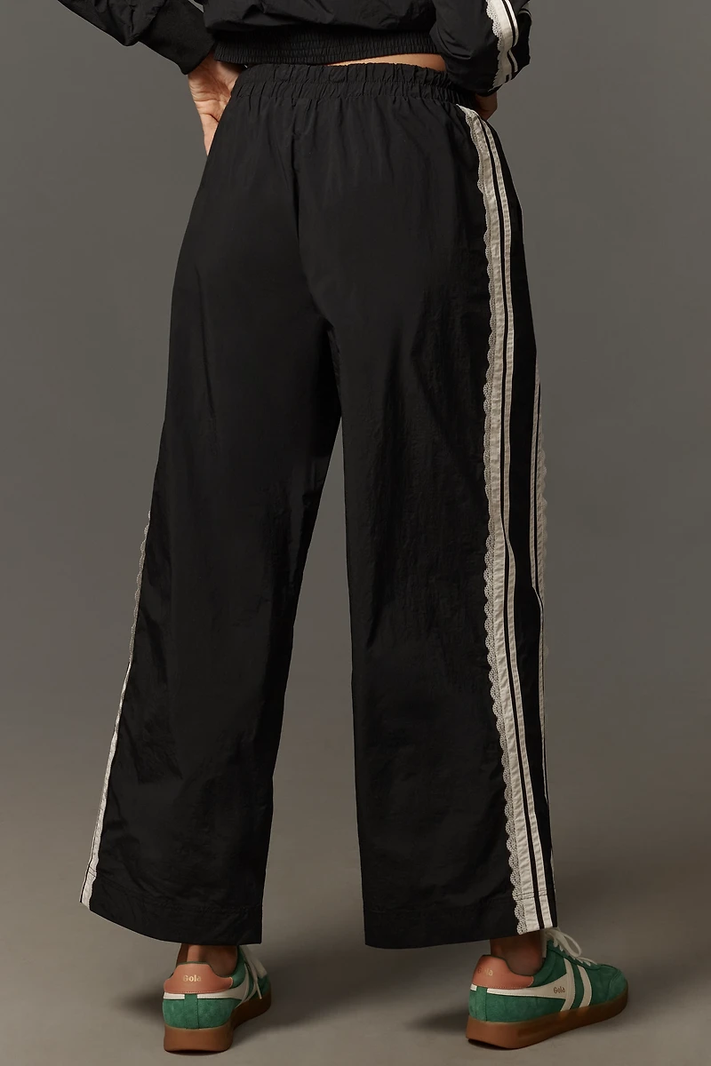 Daily Practice Lace Side-Stripe Track Pants