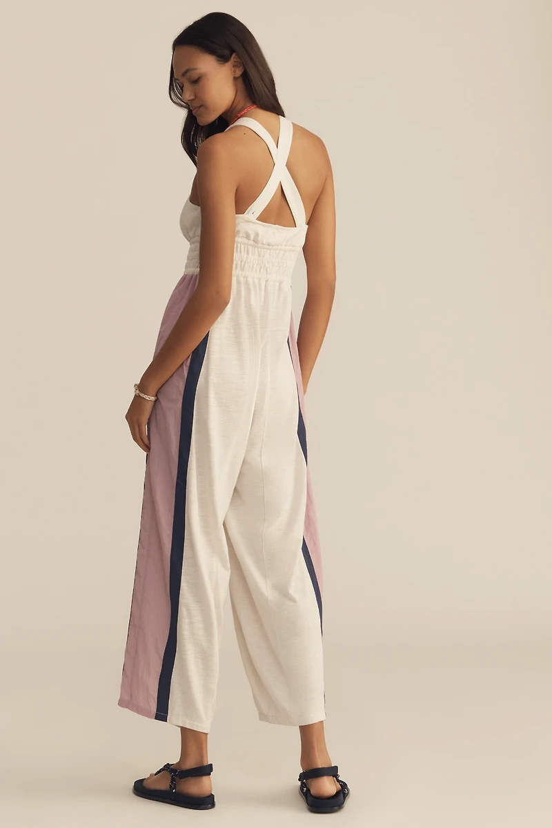 Daily Practice Relaxed Colorblock Jumpsuit