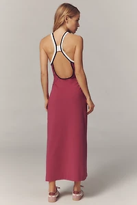 Daily Practice Halter Side-Slit Maxi Dress