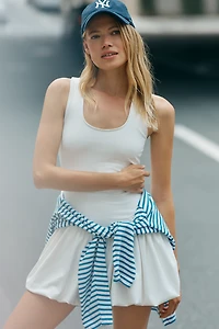Daily Practice Bubble-Hem Mini Dress