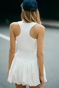 Daily Practice Bubble-Hem Mini Dress