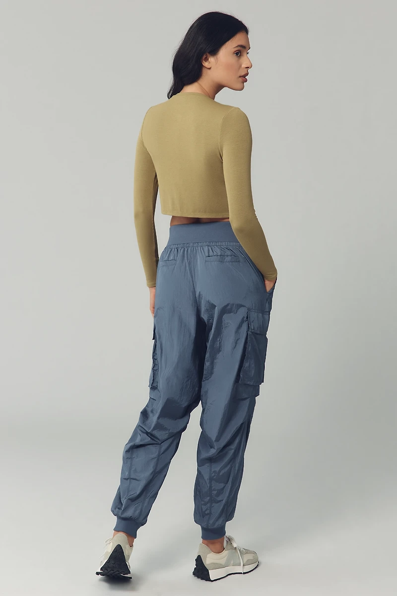 Daily Practice Silky Cargo Pants