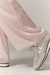 DONNI. The Silk Lace Simple Pull-On Pants