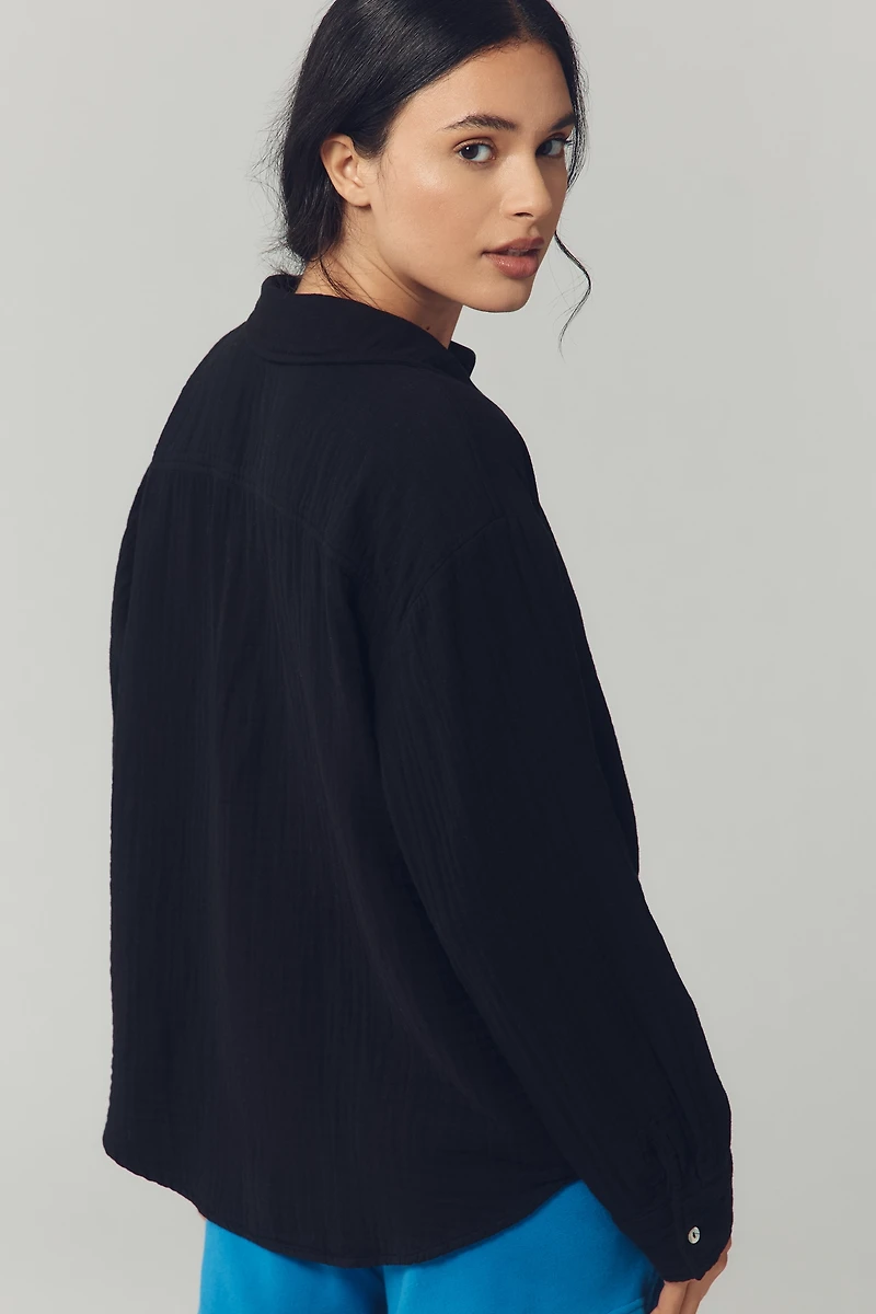 DONNI. Long Sleeve Buttondown Shirt