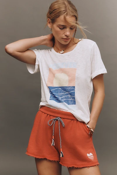 Sundry Rolled-Sleeve Graphic Tee