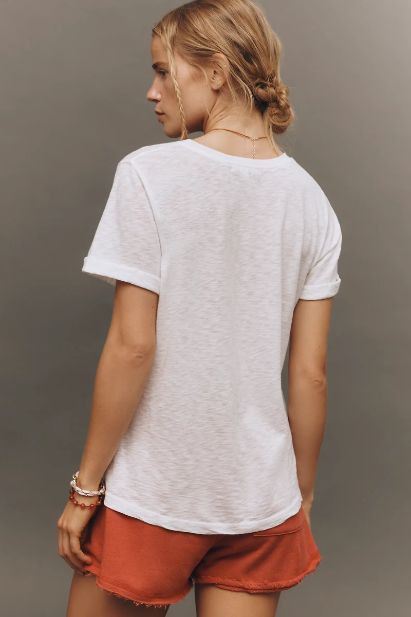 Sundry Rolled-Sleeve Graphic Tee