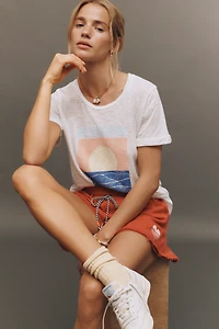 Sundry Rolled-Sleeve Graphic Tee