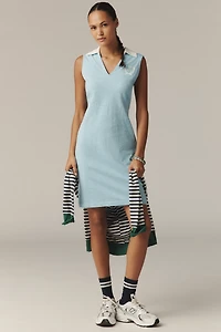 Sundry Sleeveless Polo Mini Dress