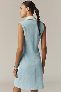 Sundry Sleeveless Polo Mini Dress
