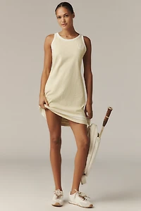 Sundry Racer Cotton Mini Dress