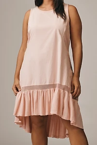 Daily Practice Hill Up Tiered High-Low Midi Dress