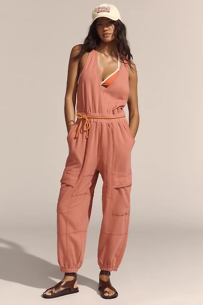 Daily Practice Cloud Rest Sleeveless V-Neck Jumpsuit