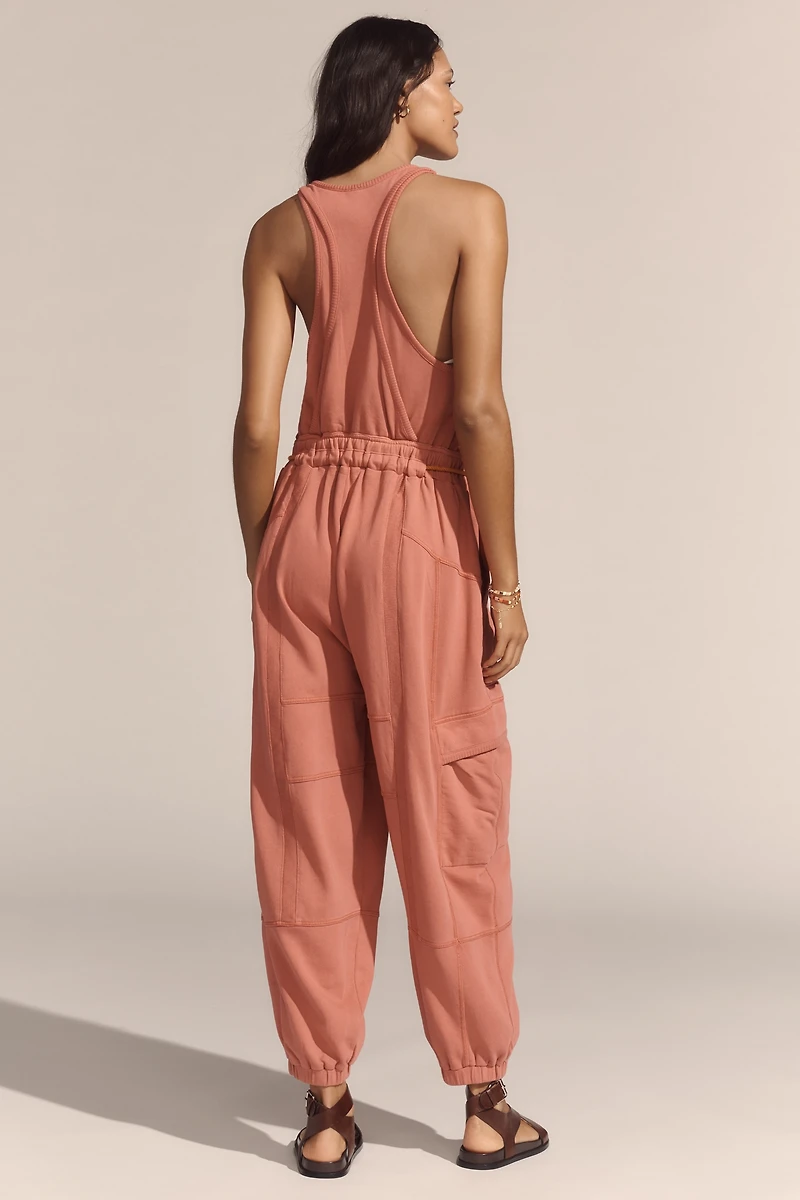 Daily Practice Cloud Rest Sleeveless V-Neck Jumpsuit