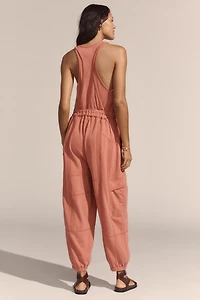 Daily Practice Cloud Rest Sleeveless V-Neck Jumpsuit