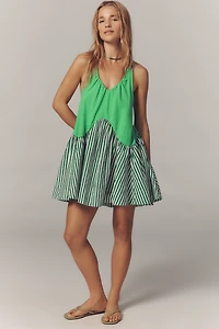 Daily Practice Spring Fling Racerback Babydoll Mini Dress