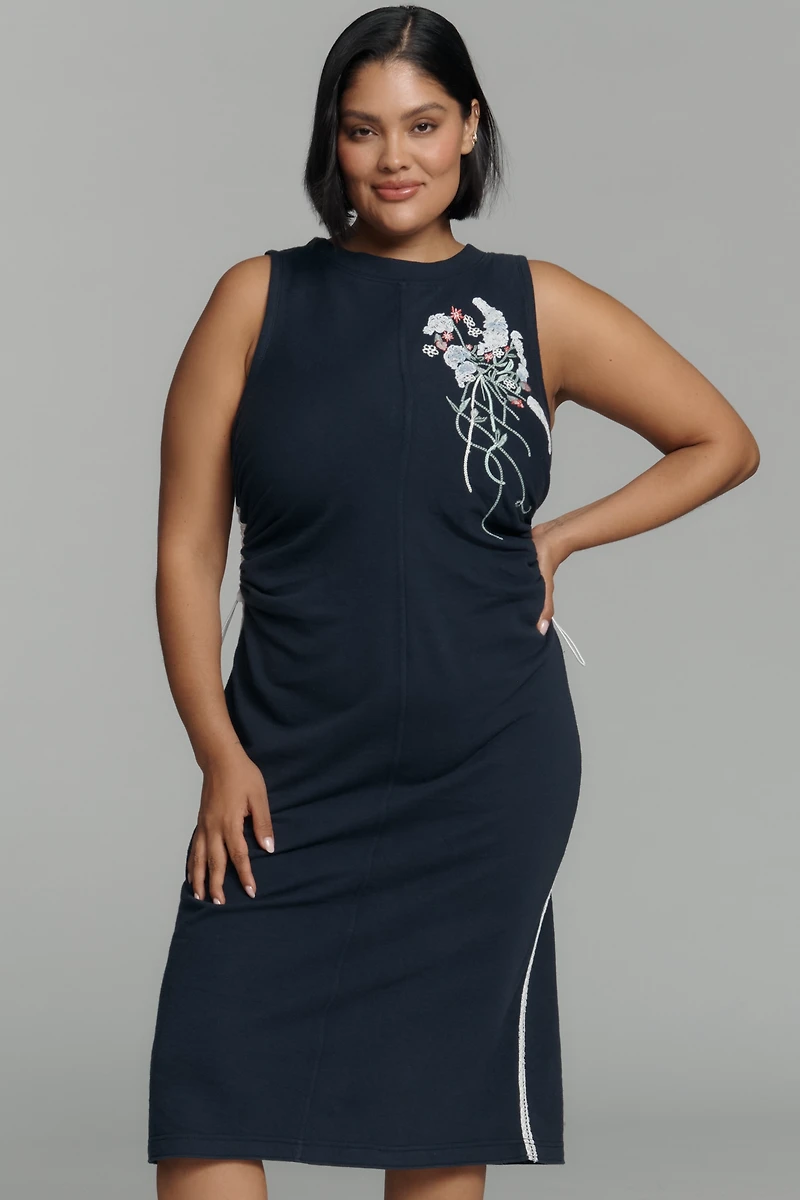 Daily Practice Sports Start Sleeveless Midi Dress