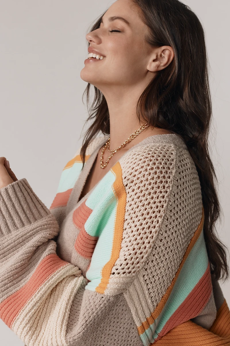 Daily Practice Beach Daze Chunky Oversized Sweater