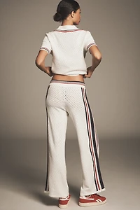 Daily Practice Icon Wide-Leg Sweater Track Pants