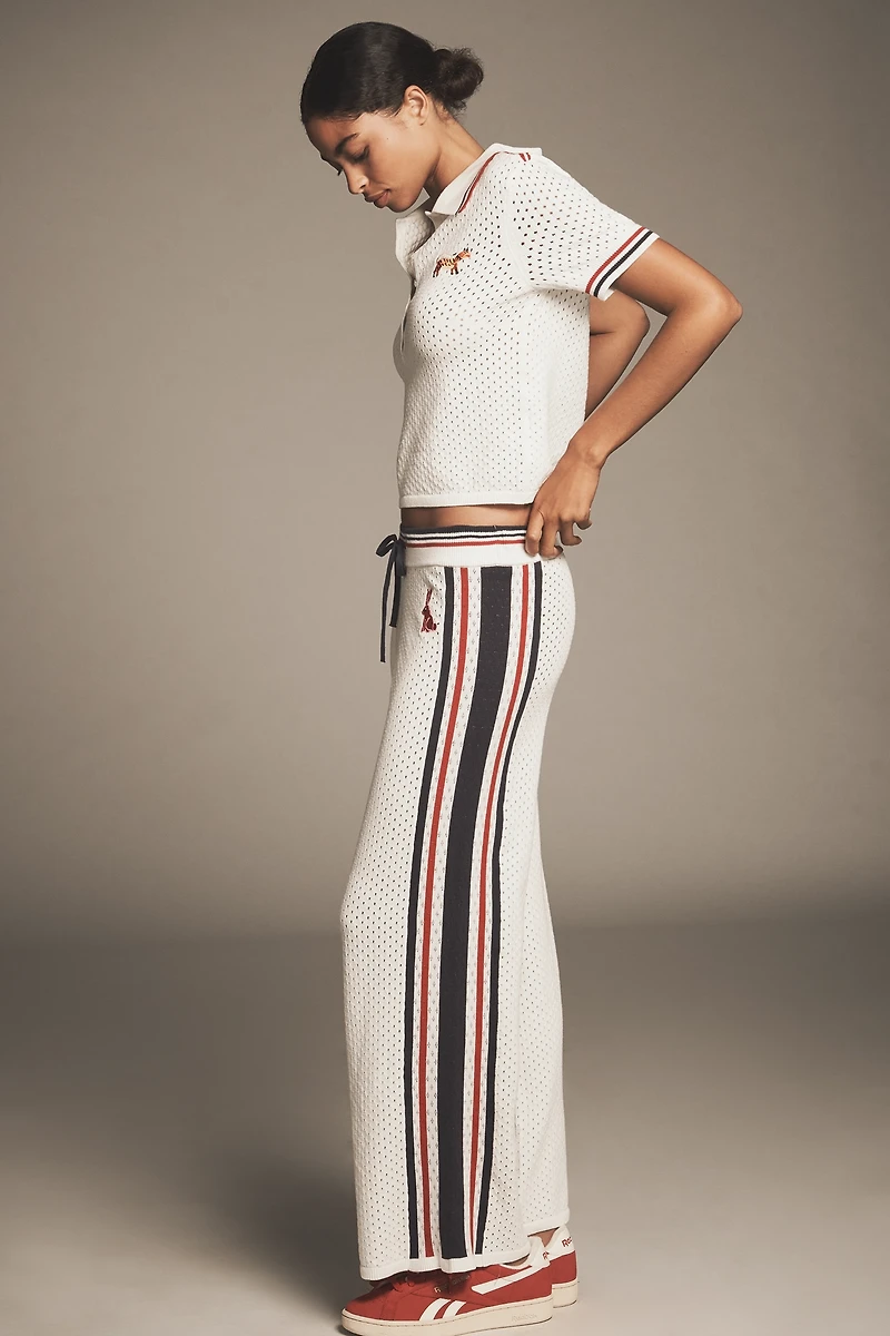 Daily Practice Icon Wide-Leg Sweater Track Pants