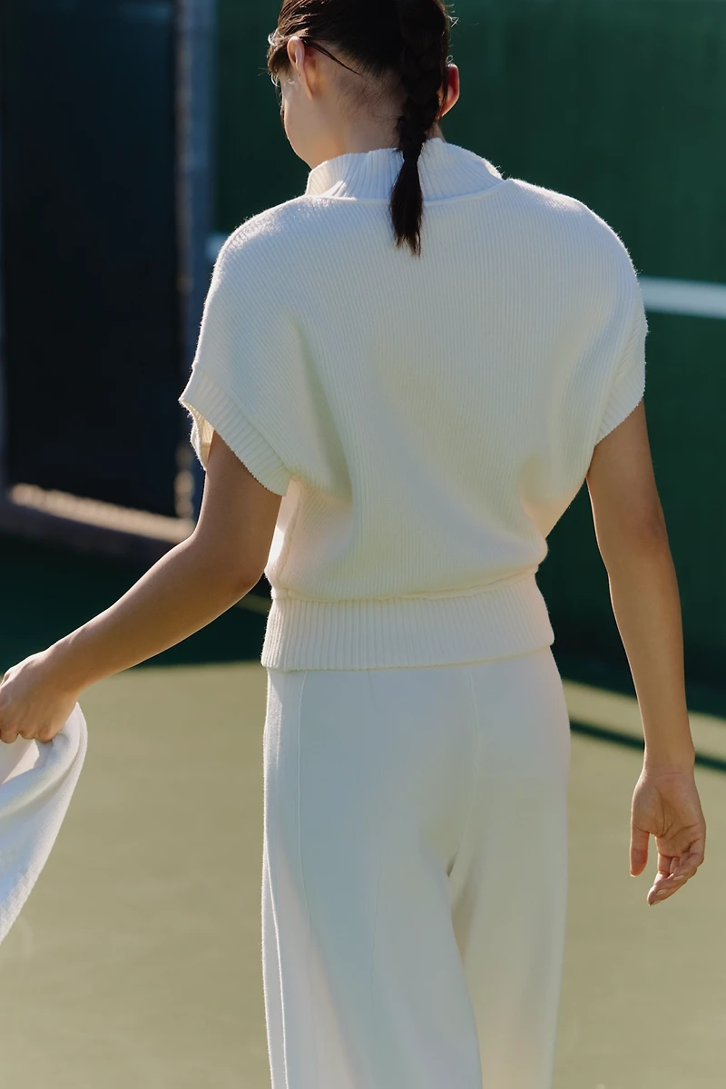 Daily Practice Half-Zip Icon-Embroidered Sweatshirt