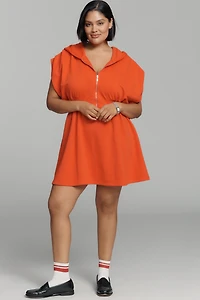 Daily Practice Half-Zip Hoodie Mini Dress