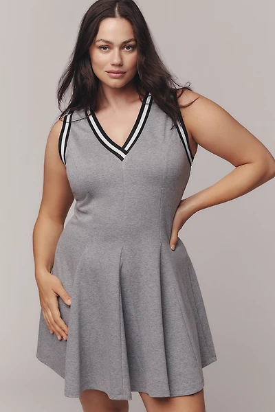 Daily Practice Sleeveless V-Neck Sporty Mini Dress