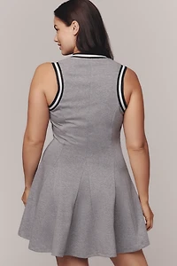 Daily Practice Sleeveless V-Neck Sporty Mini Dress