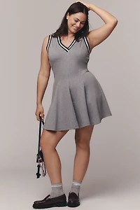 Daily Practice Sleeveless V-Neck Sporty Mini Dress