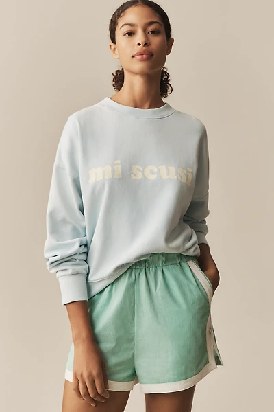 Araminta James Mi Scusi Long-Sleeve Sweatshirt