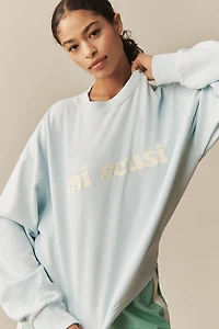 Araminta James Mi Scusi Long-Sleeve Sweatshirt