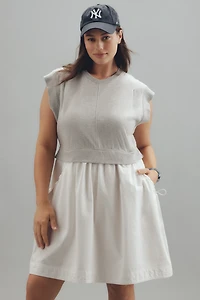 Daily Practice Gardenia Short-Sleeve Babydoll Mini Dress