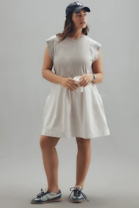 Daily Practice Gardenia Short-Sleeve Babydoll Mini Dress