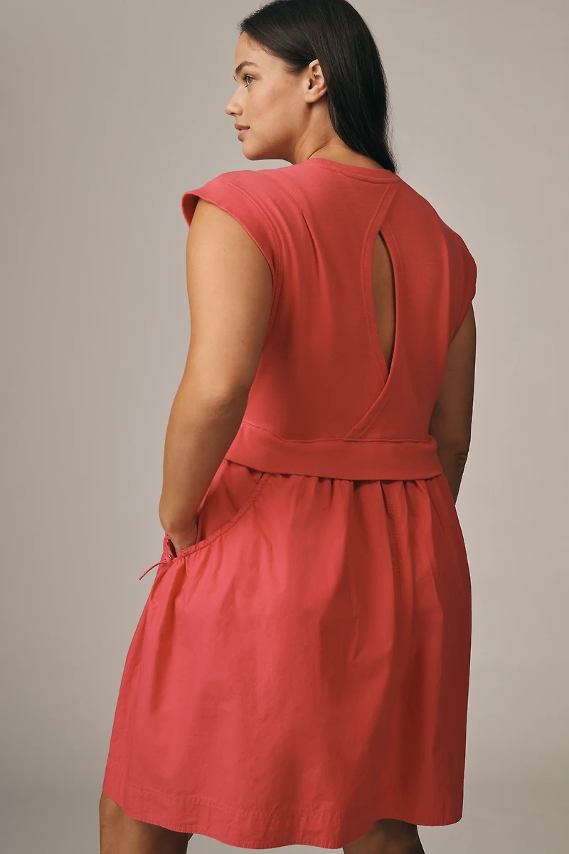 Daily Practice Gardenia Muscle Tank Twofer Dress