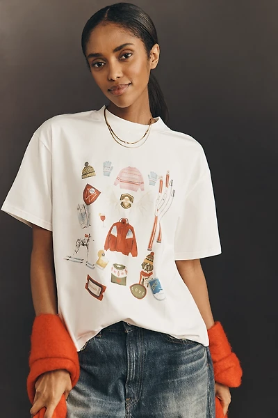 Never Fully Dressed Ski Graphic Tee