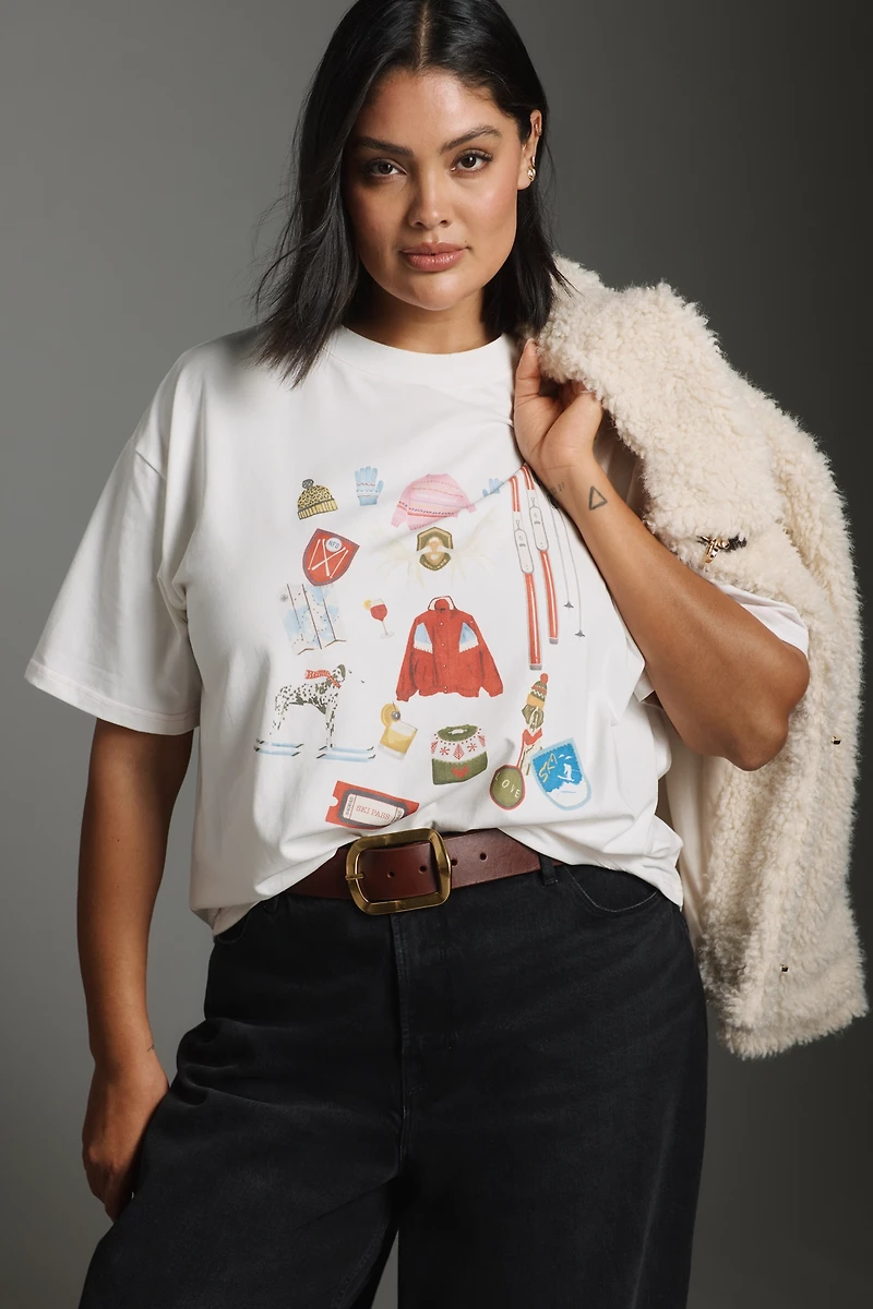 Never Fully Dressed Ski Graphic Tee