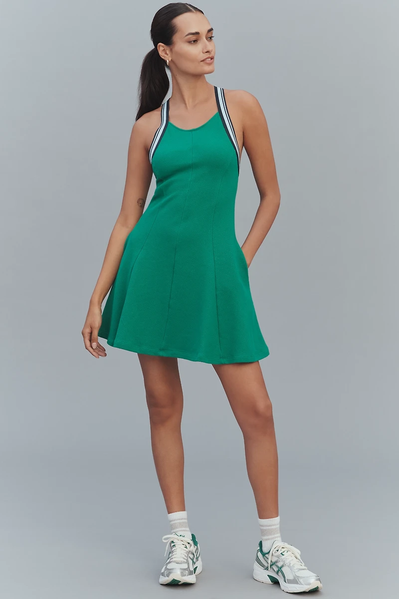 Daily Practice Crisscross-Back Swing Mini Dress