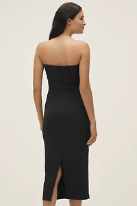 Daily Practice Strapless Midi Dress