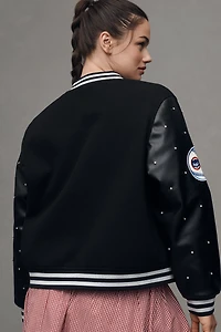 The Wild Collective x Anthropologie MLB Letterman Jacket