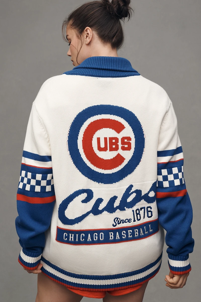 The Wild Collective x Anthro Cotton MLB Cardigan Sweater