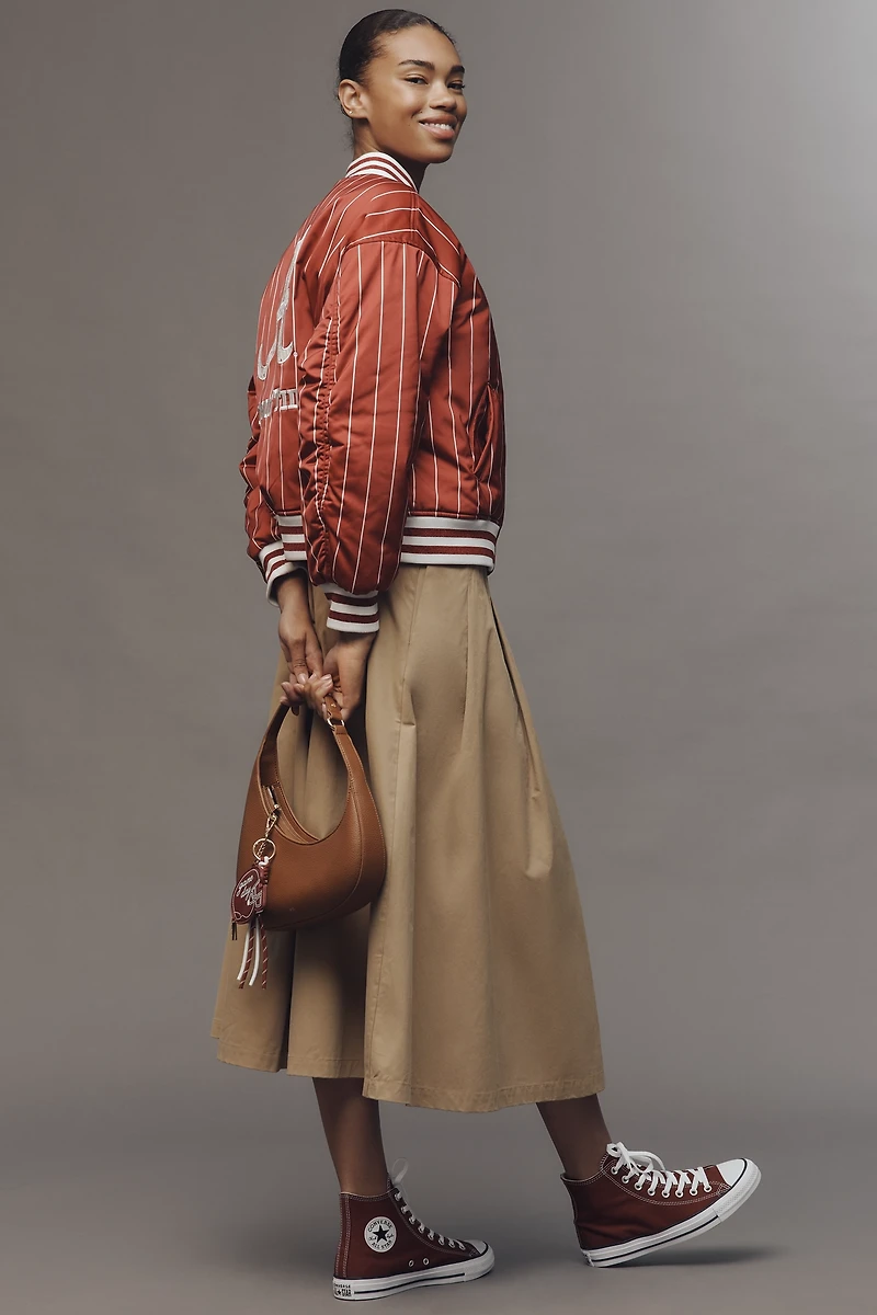 The Wild Collective x Anthropologie NCAA Bomber Jacket