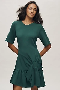 Daily Practice Short-Sleeve Drop-Waist T-Shirt Mini Dress