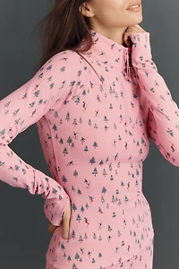 Beach Riot Kamara Long-Sleeve Half-Zip Top