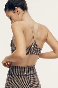 The Upside Houndstooth Bra
