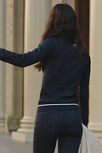 Sweaty Betty Long-Sleeve Animal Print Top