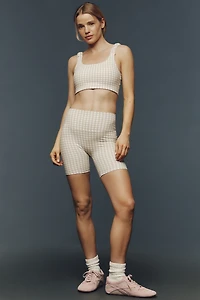 Astoria Activewear Luxe Balance Gingham Bike Shorts