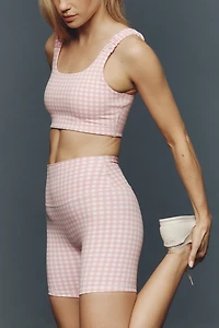 Astoria Activewear Luxe Balance Gingham Bike Shorts