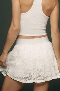 Beach Riot Irina Lace Mini Skirt